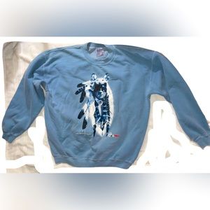 Vintage Indian Native American warriors pullover crewneck sweatshirt